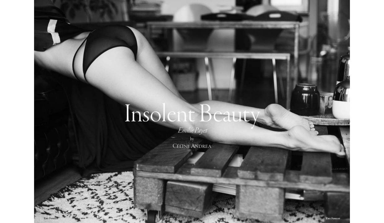 Céline Andrea - Insolent Beauty dans Forest Magazine | Brigade Mondaine