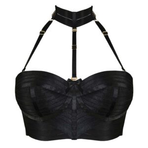 Bustier Minerva Schwarz von Bordelle Lingerie