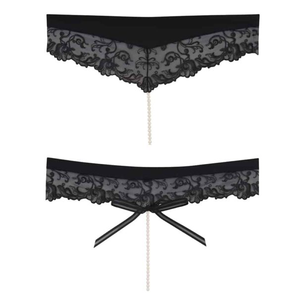 Lace panties with beads from the Vienna collection by Bracli at Brigade Mondaine