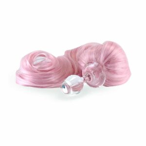 Plug Pink Tail langer rosa Schwanz mit abnehmbarer Magnetbasis von Crystal Delights bei Brigade Mondaine