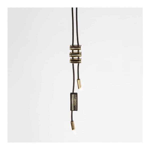 Adjustable black cord harness with gold details DOMESTIC at Brigade Mondaine