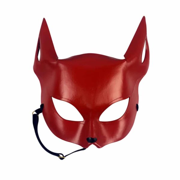 ELF ZHOU LONDON Leather Artefact Mask Fox