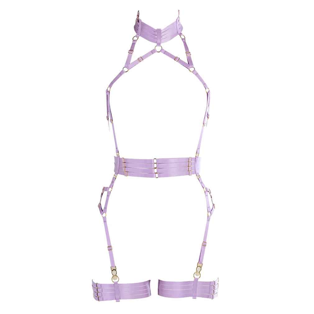 FLASH YOU AND ME proposes the Playsuit Alivia Lavender on Brigade Mondaine