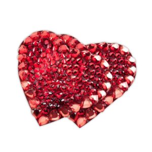 Nippies strass ruby heart red heart by Ruth Melbourne on Brigade Mondaine