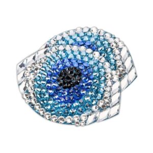 Strass Nippies Blue Eye Shaped Gaze by Ruthel Melbourne at Brigade Mondaine