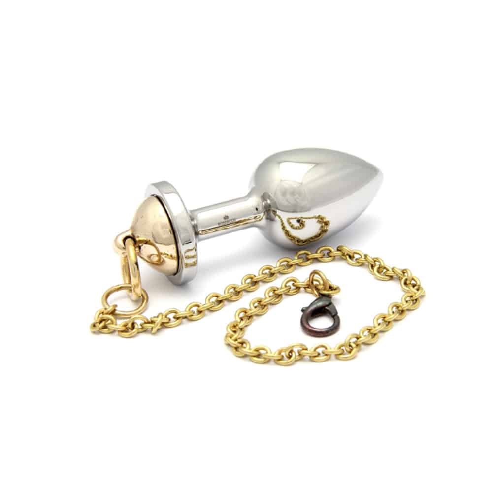 Golden and silver ROSEBUDS nipple plug from BRIGADE MONDAINE