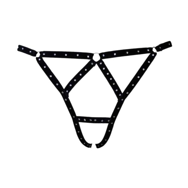 Black Moonlight G-string with Swarovski crystals of CRYSTAL EYEZ at BRIGADE MONDAINE