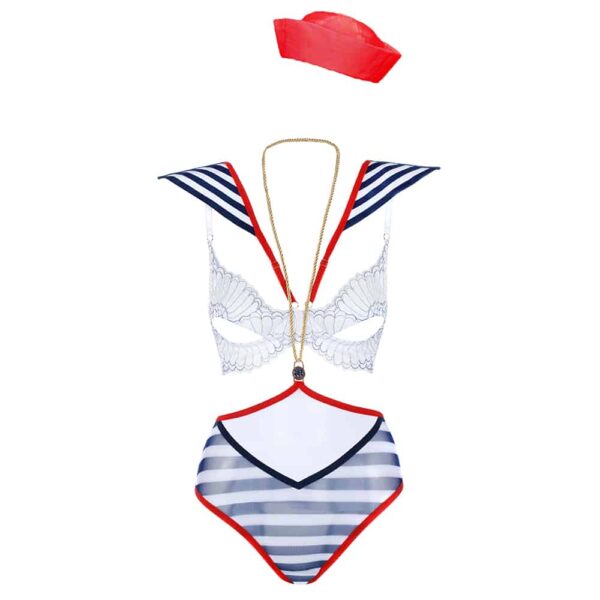 Blue white and red sailor roleplay costume for your roleplay
