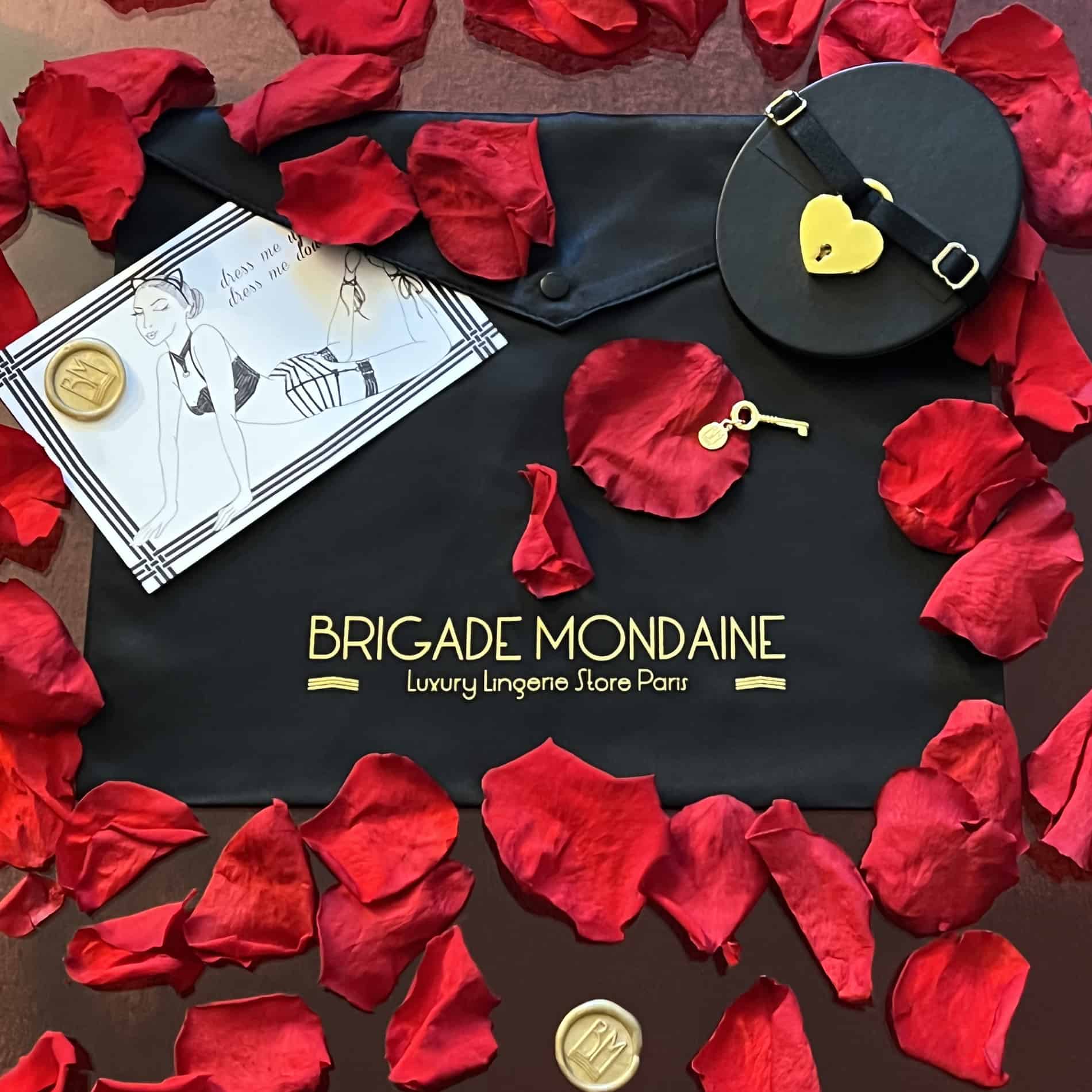 BRIGADE MONDAINE Collier Bondage Noir