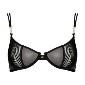 Black support Sensual Wave of the brand Atelier Amour available at Brigade Mondaine.