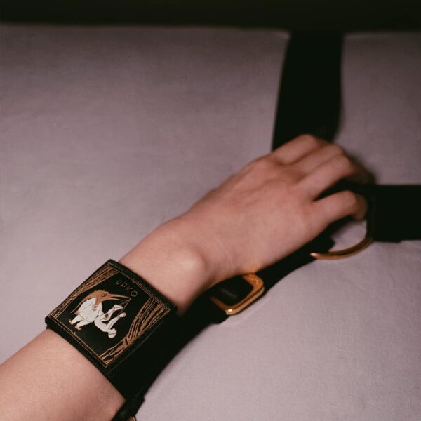 Bondage straps for bed of the brand Upko available at Brigade Mondaine.