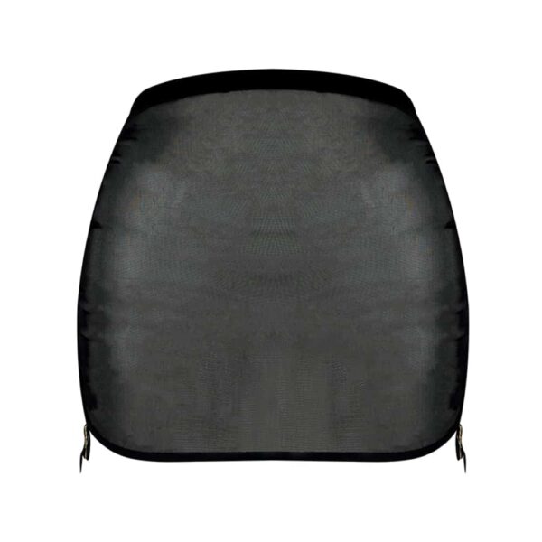 Offener Rock der Marke ELF ZHOU in der Farbe Schwarz. Der Spanking-Rock ist das perfekte Element in Ihrer Garderobe, um Ihren Po sinnlich zu betonen.