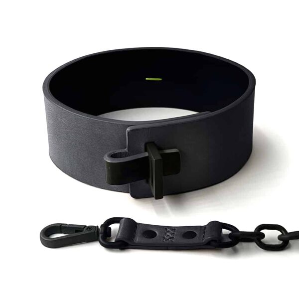 Big choker of the brand SPNKD matte black color