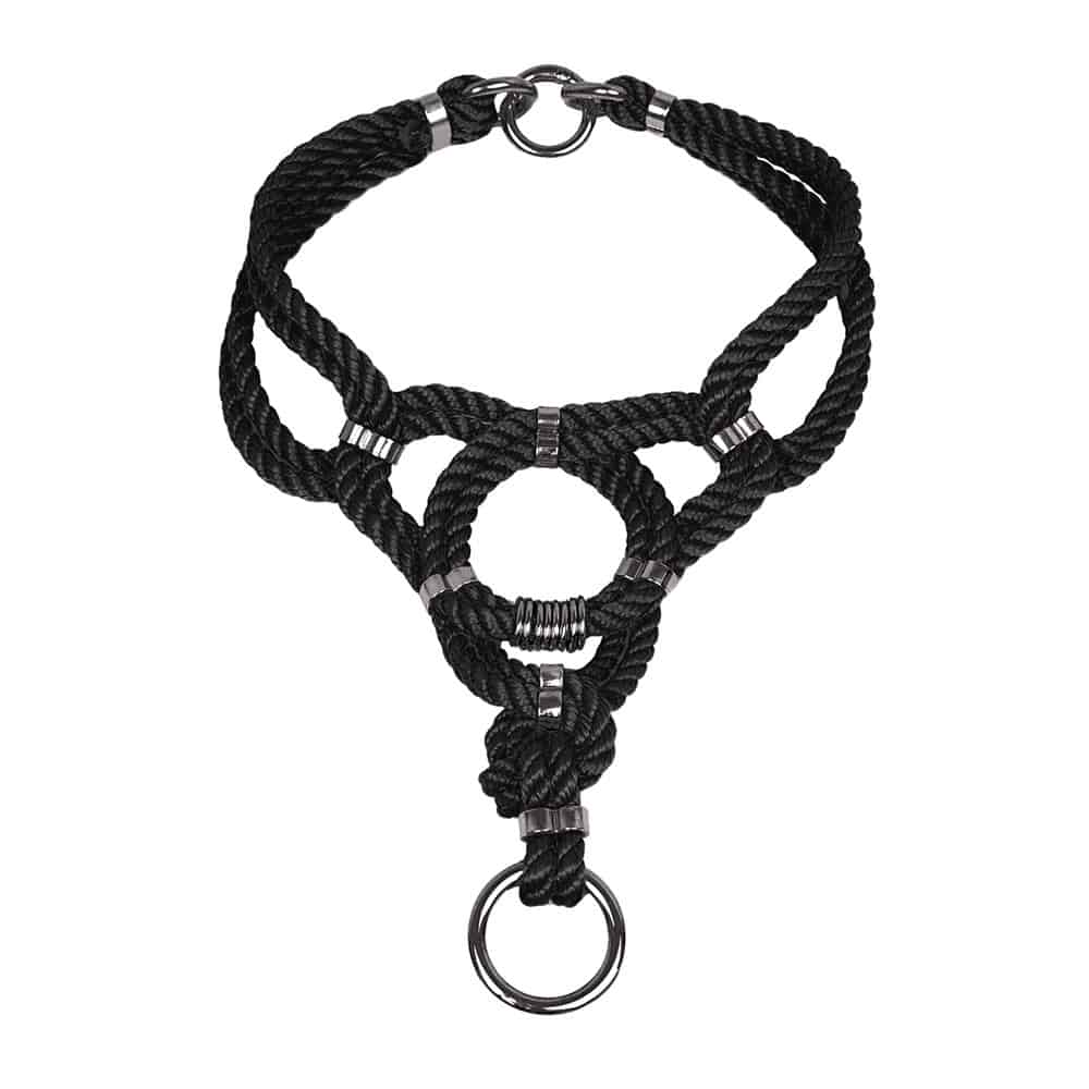 BRIGADE MONDAINE Collier Bondage Noir