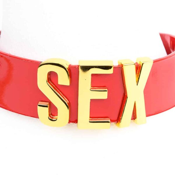 красное сексуальное ожерелье