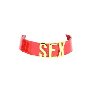 collar de sexo rojo