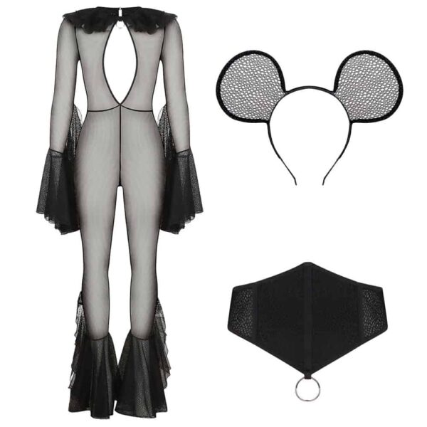 Full set Retro mouse, Jumpsuit, headband and the waistband.