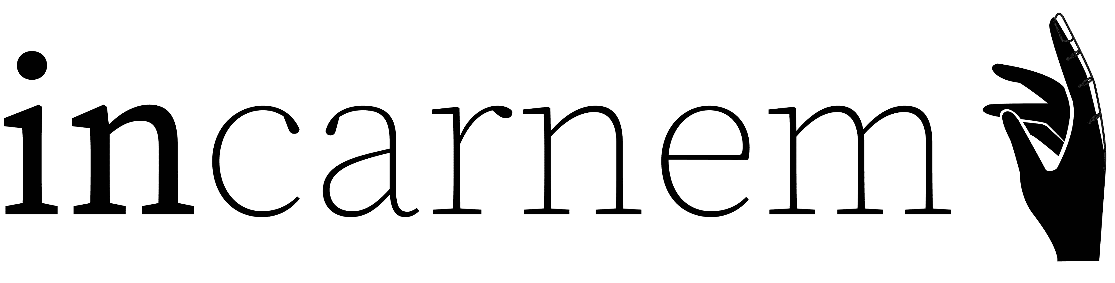 Incarnem Darstellung des Logos in Schwarz