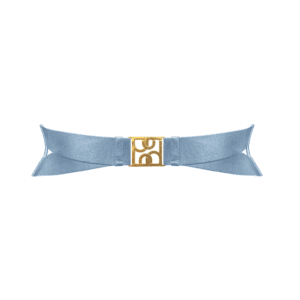 BORDELLE SS24 Vero - ACCESORIOS Cinturón azul empolvado