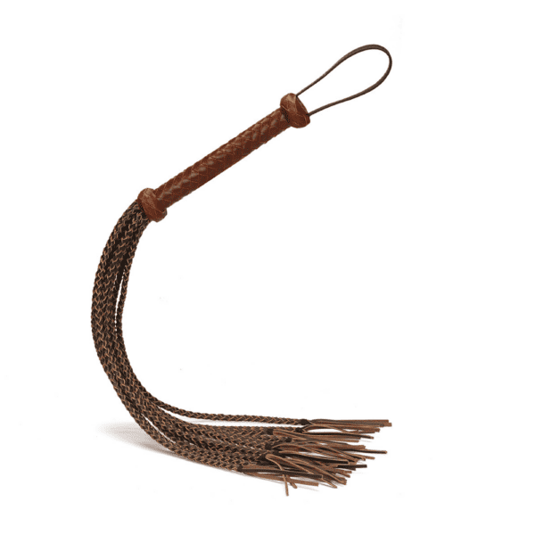 THE EQUESTRIAN LEATHER CAT O' NINE TAILS FLOGGER