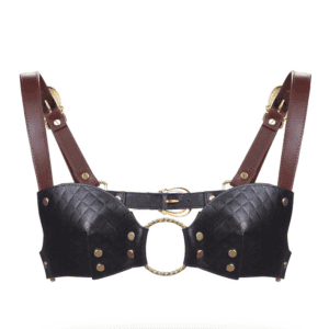 THE EQUESTRIAN LEATHER BRALETTE