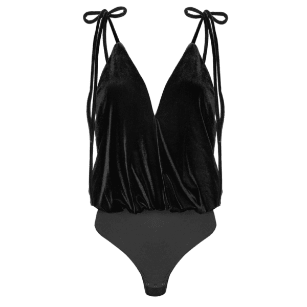 Packshot of an Undress Code velvet body not.