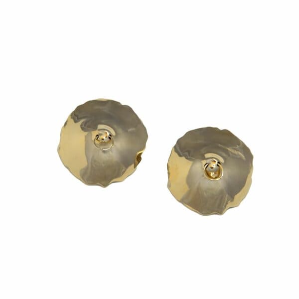 Packshot on white background of Incarnem's gold piercing nippies.
