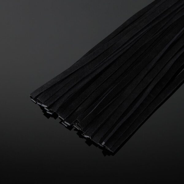 Detail of a Black Leather Swift on the Packshot straps