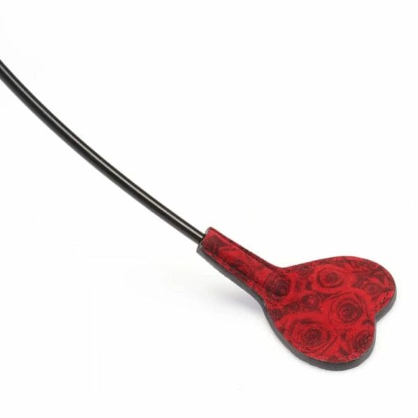 Mini Kinbaku Ukiyo-e riding crop in suede lambskin. Elegant and comfortable for BDSM games. A fusion of traditional Japanese art and modern sensuality.
