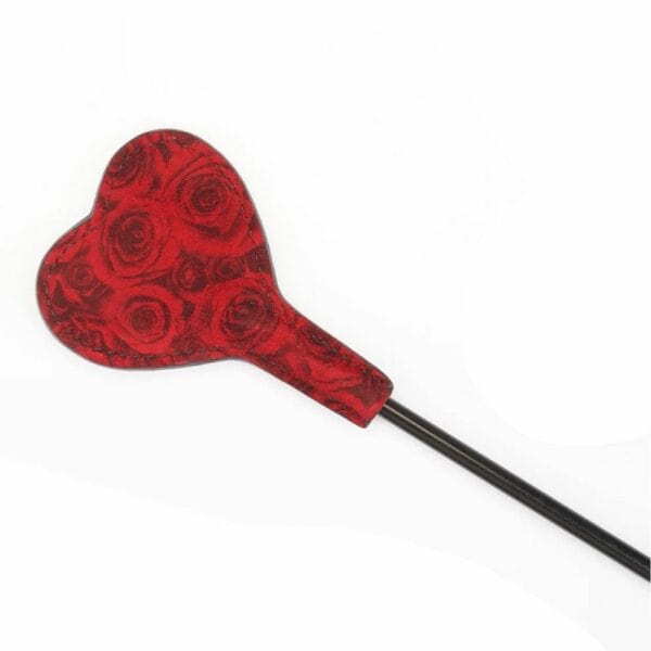 Mini Kinbaku Ukiyo-e riding crop in suede lambskin. Elegant and comfortable for BDSM games. A fusion of traditional Japanese art and modern sensuality.