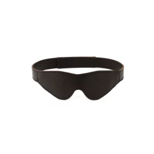 Packshot Augenbinde Blindfold Lammleder Braun