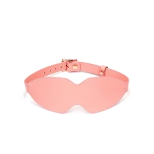 Packshot Bandeau Yeux Blindfoll Cuir Rose