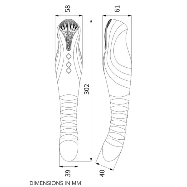 Green Vibrator in Silicone and ABS plastic combines 8 pulsating modes and 4 vibrating modes in an imposing, refined design that resists splashes.