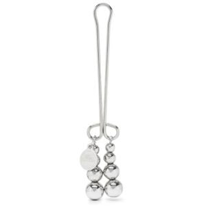 Clitoral traction forceps in nickel-free silver metal