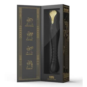 ZALO <br /><strong> Vibromasseur KING Noir </strong>